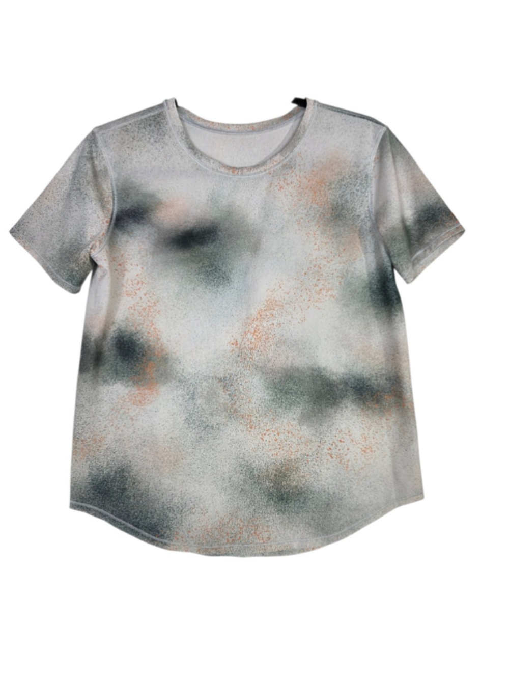 Lululemon High-Neck Running and Training T-ShirtSpray Camo Silver Blu - Picture 3 of 8